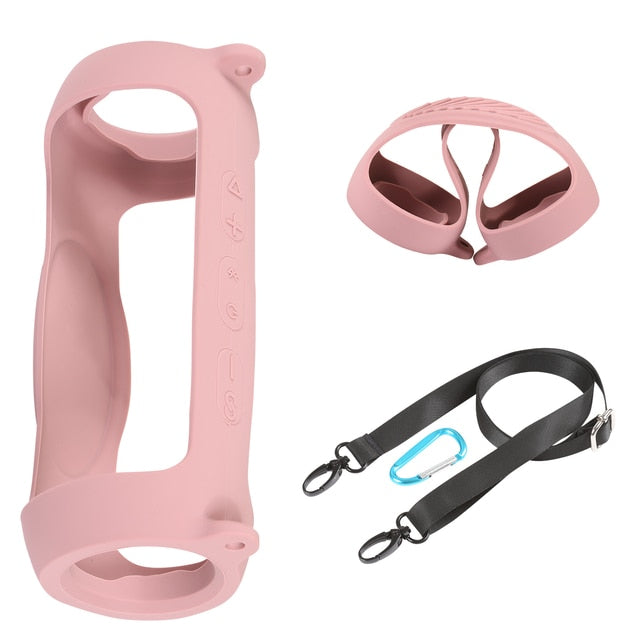 Soft de Silicone Bluetooth Speaker Case Para JBL Charge 5 - NOVO