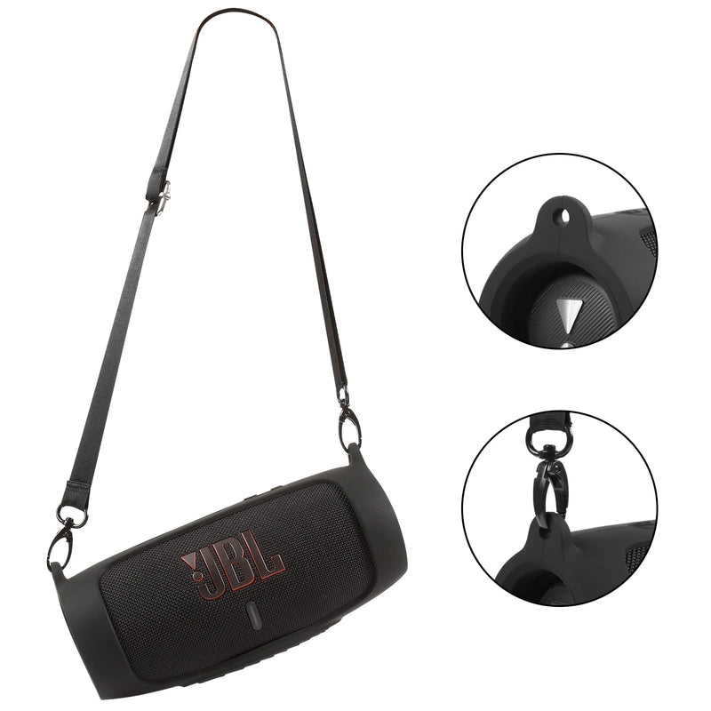 Soft de Silicone Bluetooth Speaker Case Para JBL Charge 5 - NOVO