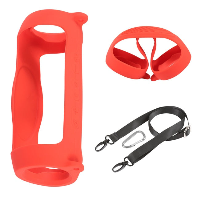 Soft de Silicone Bluetooth Speaker Case Para JBL Charge 5 - NOVO