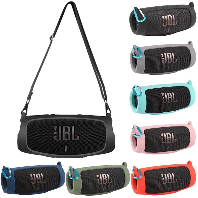 Soft de Silicone Bluetooth Speaker Case Para JBL Charge 5 - NOVO